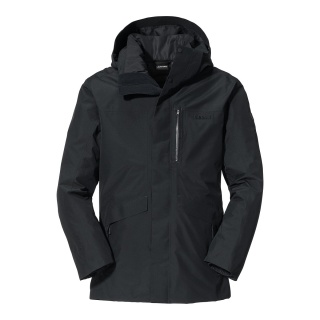 Schöffel Zimowy Parka 3w1 Warszawa GORE TEX® (wodoodporny i wiatroszczelny) czarny męski