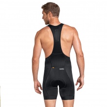 Schöffel Spodenki rowerowe Skin Pants Bib 8h (3D-termoplastyczna wkładka) krótkie czarne męskie