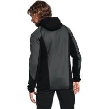 Schöffel Fleecejacke Lodron Hoody (4-Way Stretch, szybko schnący, ciepły) ciemnoszary mężczyźni