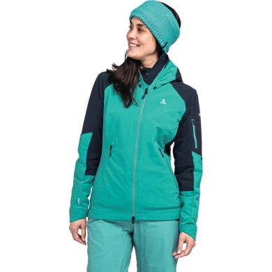 Kurtka narciarska Schöffel Kals (kurtka softshell, 3-warstwowy Gore-Tex, wiatroszczelna) zielona damska