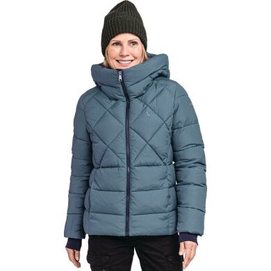 Schöffel Izolacyjna kurtka zimowa Boston Insulated (wiatroszczelna, wodoodporna, bardzo lekka) niebieskoszara Damska