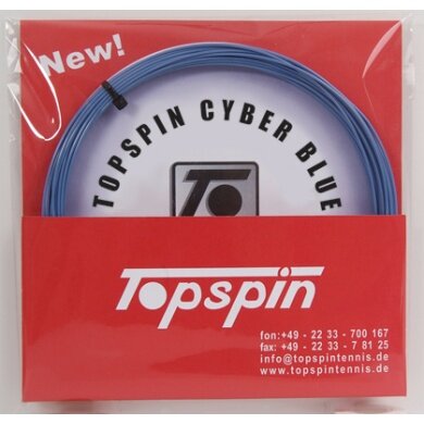 Nawleczka z żyłką tenisową Topspin Cyber Blue (trwałość+czucie) niebieska