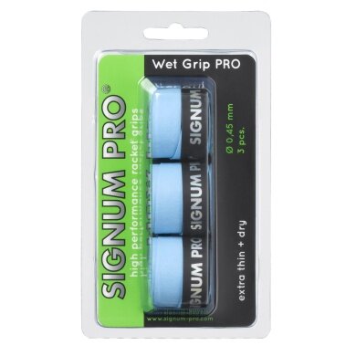 Signum Pro Overgrip Wet Pro 0.45mm niebieski 3 szt.