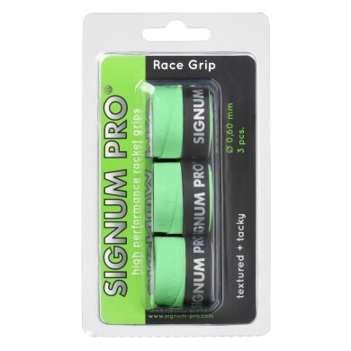 Signum Pro Overgrip Race 0.6mm limonkowy 3 szt.