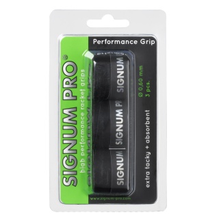 Signum Pro Overgrip Performance 0.6mm czarny 3 szt.