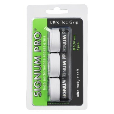 Signum Pro Overgrip UltraTac 0.70mm biały 3 szt.