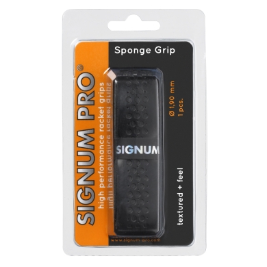 Signum Pro Basisband Sponge Grip (profilowany) 1.9mm czarny - 1 sztuka