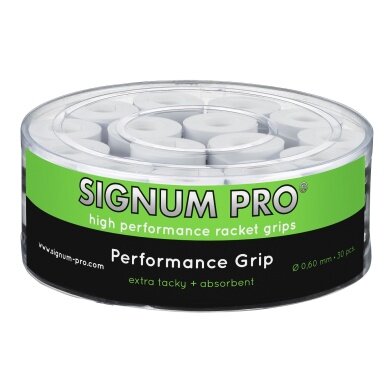 Signum Pro Overgrip Performance 0.6mm biały 30 sztuk w pudełku