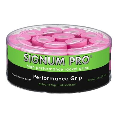 Signum Pro Overgrip Performance 0.6mm różowy 30 sztuk w pudełku