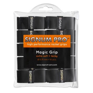 Signum Pro Overgrip Magic 0.75mm czarny 10 sztuk w opakowaniu