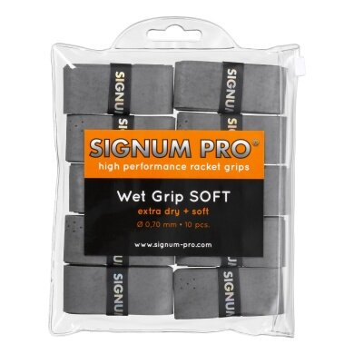 Signum Pro Overgrip Wet Soft 0.60mm szary 10 sztuk w opakowaniu