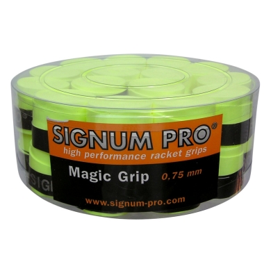 Signum Pro Overgrip Magic 0.75mm żółty 30 sztuk w pudełku