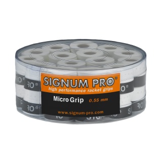 Signum Pro Overgrip Micro 0.55mm biały 30 sztuk w pudełku