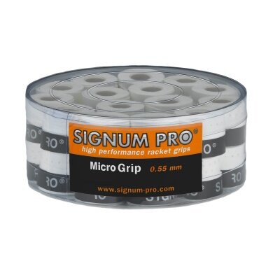 Signum Pro Overgrip Micro 0.55mm biały 30 sztuk w pudełku