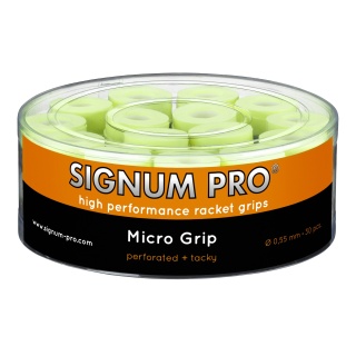 Signum Pro Overgrip Micro 0.55mm żółty 30 sztuk w pudełku