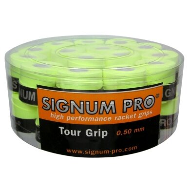 Signum Pro Overgrip Tour 0.5mm żółty 30 sztuk w pudełku