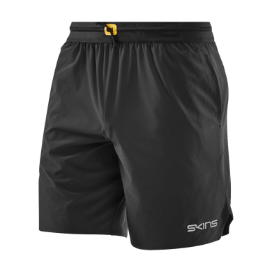 Skins Spodenki biegowe 3-Series X-Fit Short (4-kierunkowy stretch) czarne męskie