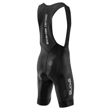 Skins Spodenki rowerowe Cycle Heritage Bib Short (spodenki z szelkami, wszyta wkładka, dopasowane) czarny/czarny męskie