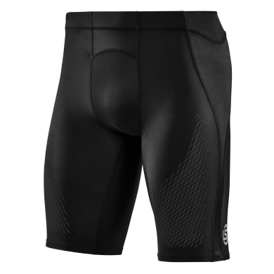 Skins Spodnie Funkcyjne 3-Series Half Tight 400 Short (dopasowane) czarny/szary Mężczyźni