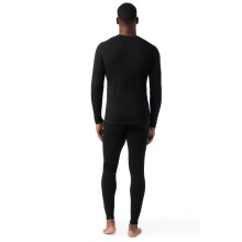 Smartwool Bielizna Funkcyjna Longsleeve Classic Thermal (ocieplająca wełna merino, okrągły dekolt) czarna męska