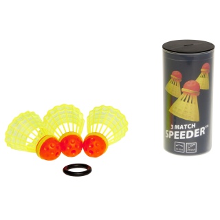 Speedminton ® Speeder Meczowa Puszka 3szt + 1x Pierścień Wiatrowy