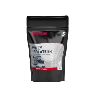 Sponser Whey Isolate 94 Proszek białkowy (czyste izolaty białka serwatkowego CFM, maks. zawartość białka, bez laktozy) Neutralny 1500g worek stojący