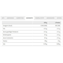 Sponser Whey Isolate 94 Proszek białkowy (czyste izolaty białka serwatkowego CFM, maks. zawartość białka, bez laktozy) Neutralny 1500g worek stojący