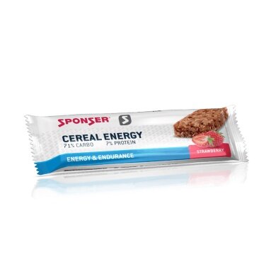 Sponser Energy-Bar Energy Cereal (smaczny batonik zbożowy) Truskawka 20x40g Box