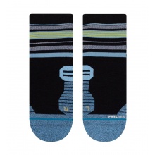 Stance Skarpetki biegowe Ankle Black Sheep Quarter czarne/niebieskie - 1 para