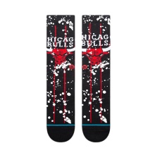 Stance Skarpetki dzienne Crew Overspray CHI czarny/czerwony - 1 para