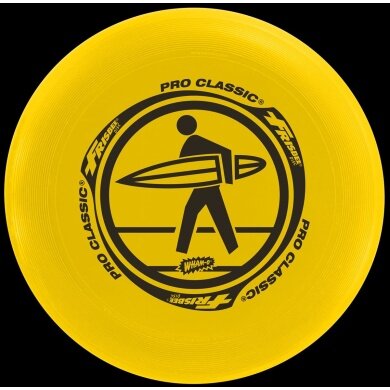 Sunflex Frisbee Pro Classic żółty 1 sztuka - idealny na plażę/łąkę -