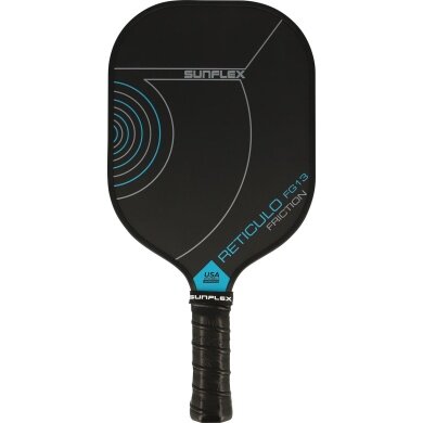 Sunflex Pickleball Rakieta Reticulo FG13 Friction czarny/niebieski