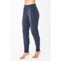 super natural Spodnie dresowe Essential Cuffed Pant (wełna merino) ciemnoniebieskie damskie