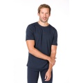 super natural T-shirt Base 140g - wełna merino - bielizna navyblue męska