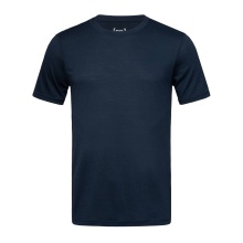 super natural T-shirt Base 140g - wełna merino - bielizna navyblue męska