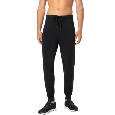 super natural Spodnie dresowe Everyday Sweatpants (Mieszanka Merino) długie czarne męskie