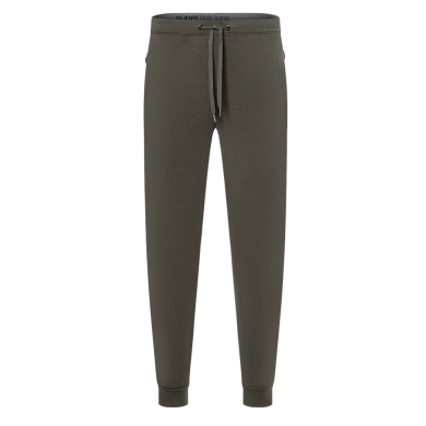 super natural Spodnie dresowe Everyday Sweatpants (Mieszanka Merino) długie brązowo-zielone męskie