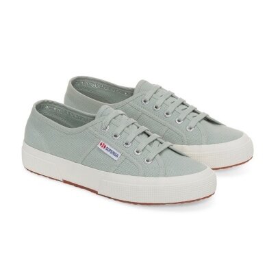 Superga Sneaker Cotu Classic 2750 jasnoszary/zielony damski