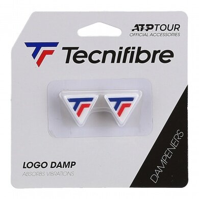 Tecnifibre Tłumik drgań ATP Logo Tricolour biały/niebieski/czerwony 2 szt.