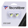 Tecnifibre Tłumik drgań ATP Logo Neon biały/neonowy żółty 2 szt.