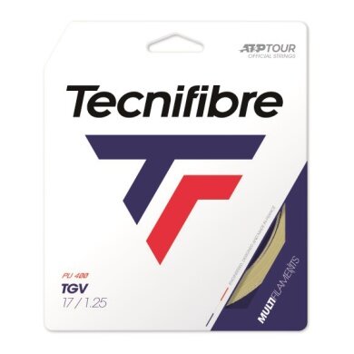 Tecnifibre Sznur tenisowy TGV (Ochrona ramion+Dotyk) naturalny 12m Zestaw