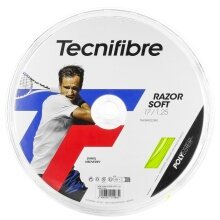 Tecnifibre struna tenisowa Razor Soft (trwałość + uniwersalność) limonkowa 200m rolka