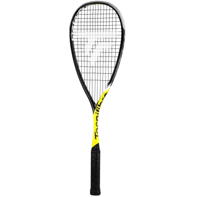 Tecnifibre Rakieta do squasha Carboflex 125 Heritage 2 125g/z przodu czarna/żółta - naciągnięta -