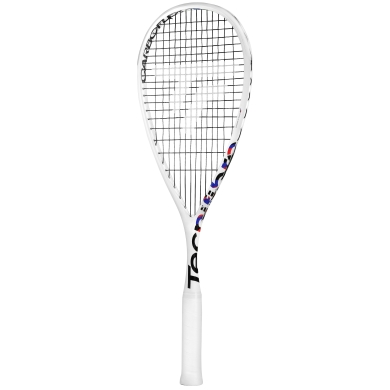 Tecnifibre Dziecięcy rakietka do squasha Junior Carboflex X-Top V2 150g/przód ciężki 2024 biały - naciągnięty -