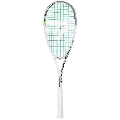 Tecnifibre Rakieta do squasha Slash 130g/zrównoważona 2023 biała - naciągnięta -