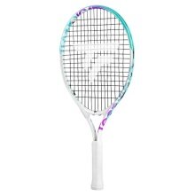 Tecnifibre dziecięca rakieta tenisowa Tempo Iga 21in/185g (4-7 lat) 2025 biała/fioletowa - naciągnięta -