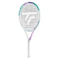 Tecnifibre dziecięca rakieta tenisowa Tempo Iga 26in/250g (11-14 lat) 2025 biała/fioletowa - naciągnięta -