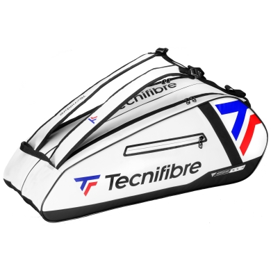 Torba na rakiety tenisowe Tecnifibre Tour Endurance (torba na rakiety, 2 główne komory) 2025 biała 6-sztukowa