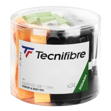 Tecnifibre Overgrip Feel Grip 1.7mm mieszany - 24 Blister Box