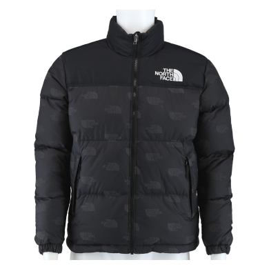 Kurtka Zimowa The North Face Junior Printed 1996 Retro Nuptse czarna dziecięca